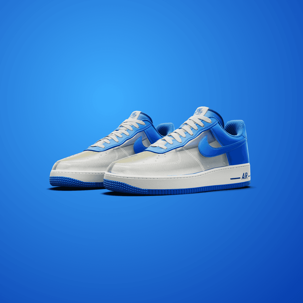 Nike Air Force 1 'Clear/Harbor Blue'