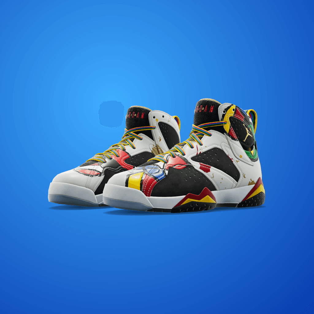 Air Jordan 7 'White/Black/Metallic Gold'